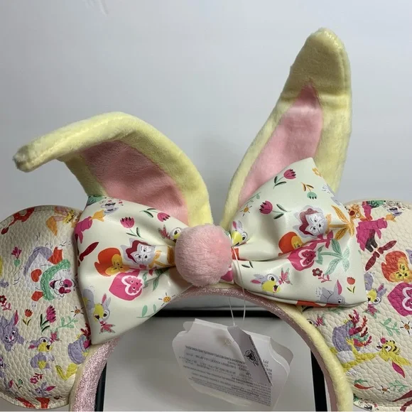 NWT. Disney. Rabbits reign Minnie ears. Ears feature many classic bunnies
